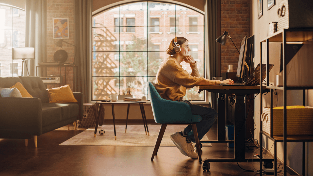 Photo of a perfect workspace to boost productivity and comfort