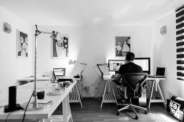 Home office productive