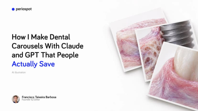 How I Make Dental Carousels With Claude and GPT That People Actually Save
