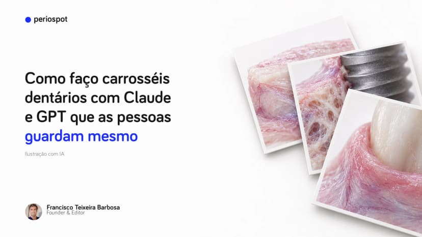 Como faço carrosséis dentários com Claude e GPT que as pessoas guardam mesmo