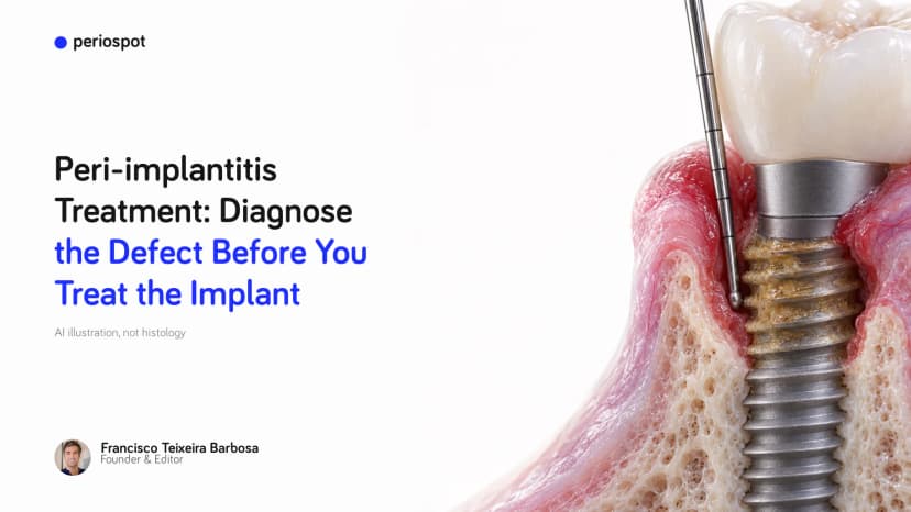 Peri-implantitis Treatment: Diagnose the Defect Before You Treat the Implant