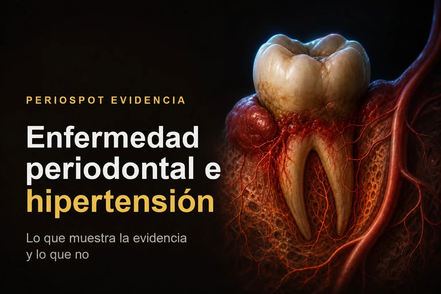 Enfermedad periodontal e hipertensión: qué muestra realmente la evidencia