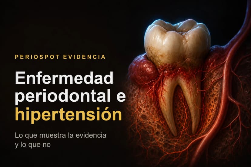Enfermedad periodontal e hipertensión: qué muestra realmente la evidencia