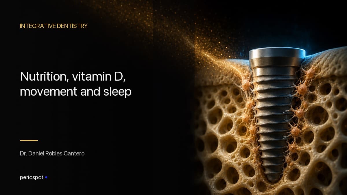 Integrative dentistry: nutrition, vitamin D, movement and sleep