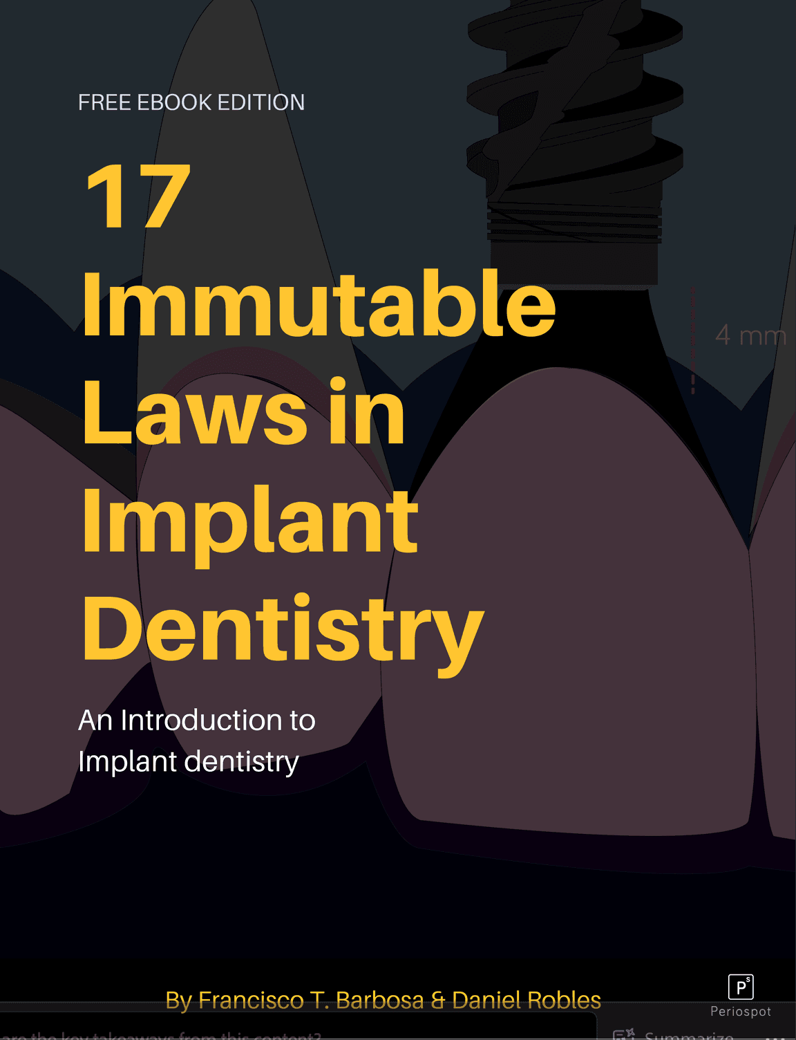 The 17 Immutable Laws In Implant Dentistry PDF cover