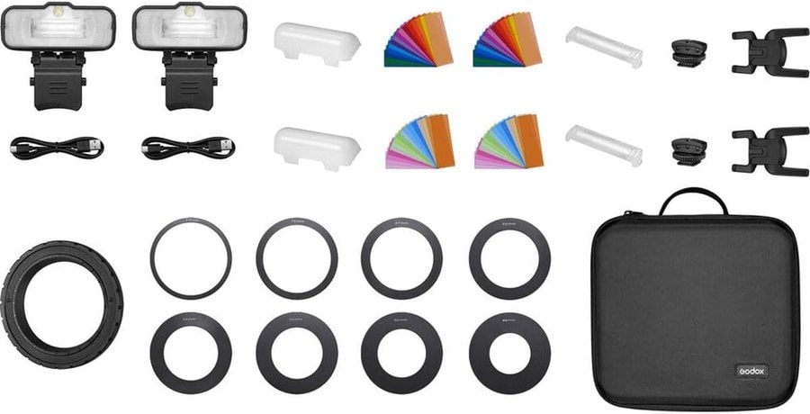 Flashpoint MF12 macro flash 2-light kit
