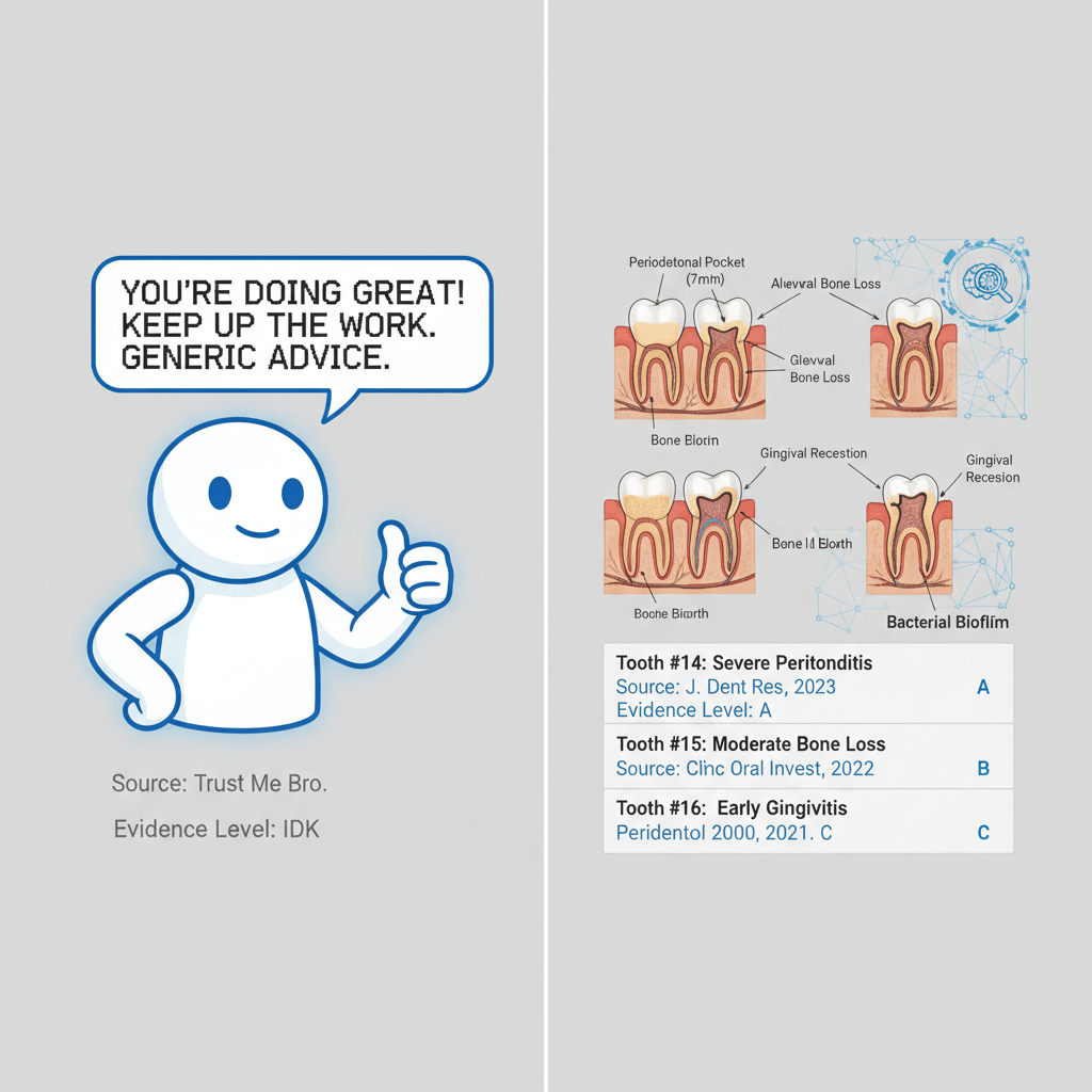Generic AI vs specialized dental AI